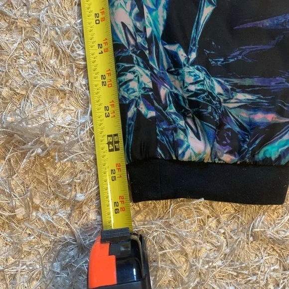 EUC✨ SILENCE + NOISE women's medium black silky funky jogger pants - Picture 9 of 11